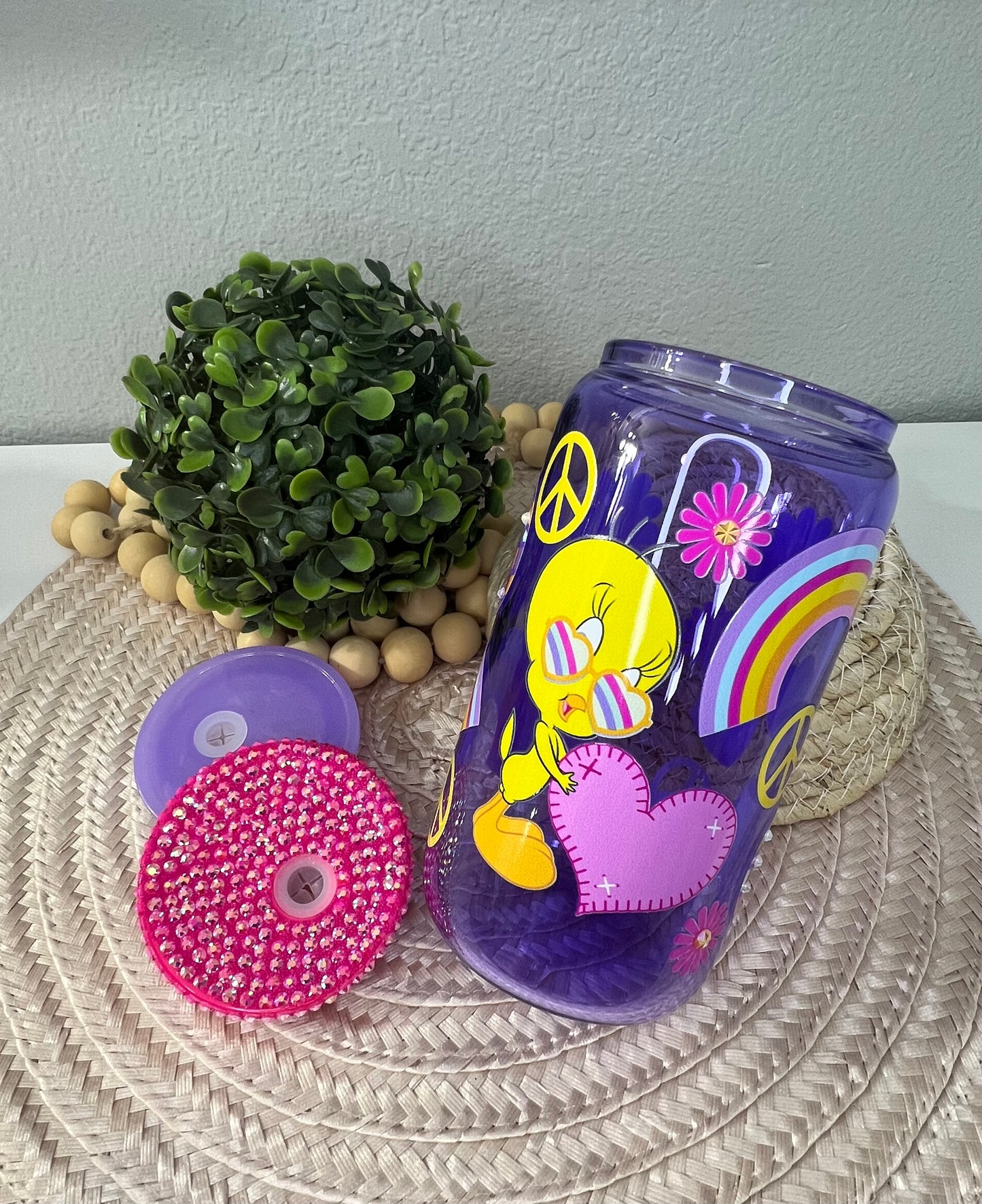 Lindo Gatito /Glass Can