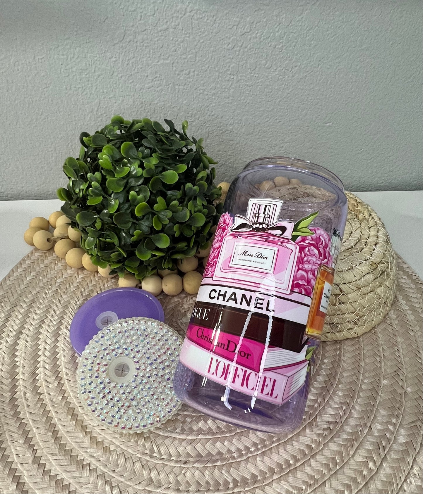 Lady Fashion /Glass Can