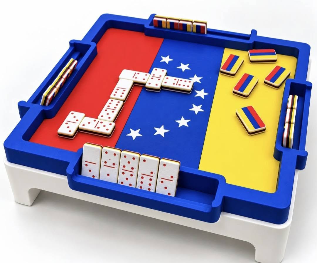 PRE ORDEN - Mini Mesa de Dominó VENEZUELA 🇻🇪