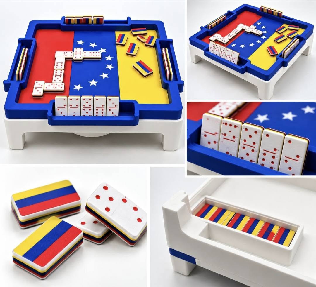 PRE ORDEN - Mini Mesa de Dominó VENEZUELA 🇻🇪