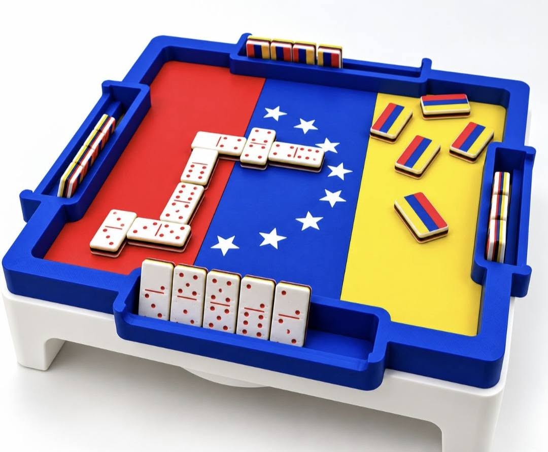 PRE ORDEN - Mini Mesa de Dominó VENEZUELA 🇻🇪