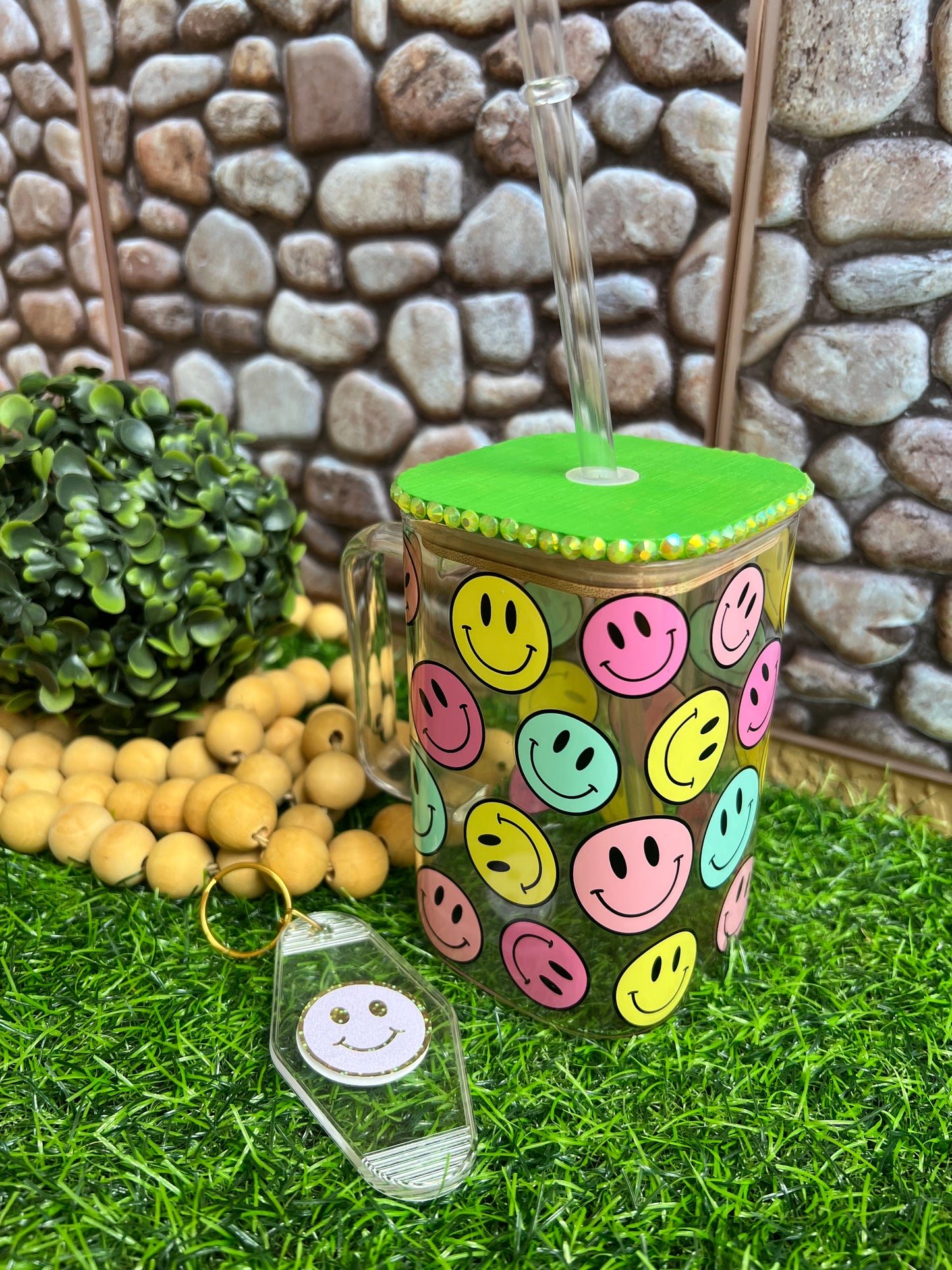Carita feliz  / taza y termo