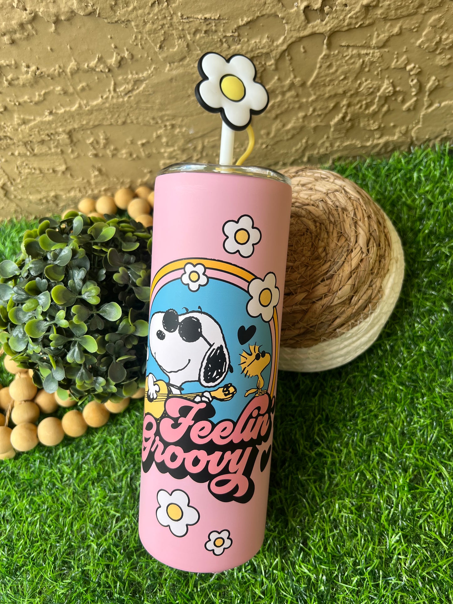 Perrito feliz pink /tumbler