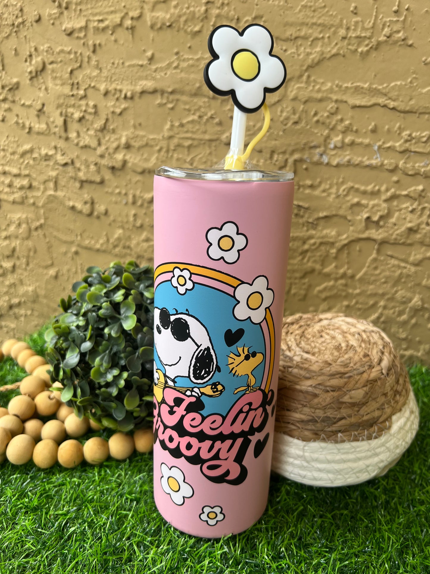 Perrito feliz pink /tumbler
