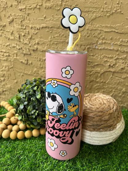 Perrito feliz pink /tumbler
