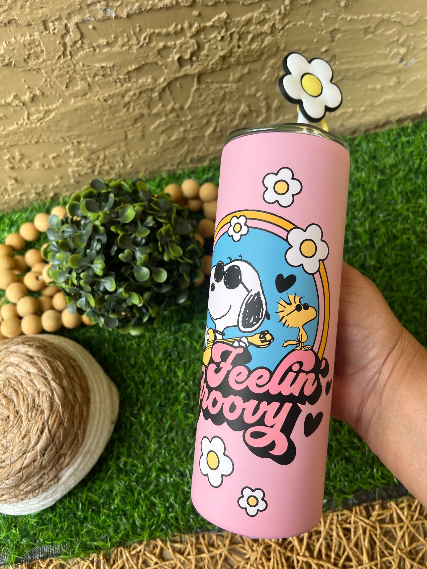 Perrito feliz pink /tumbler