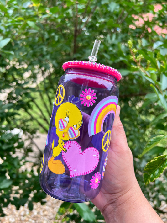 Lindo Gatito /Glass Can